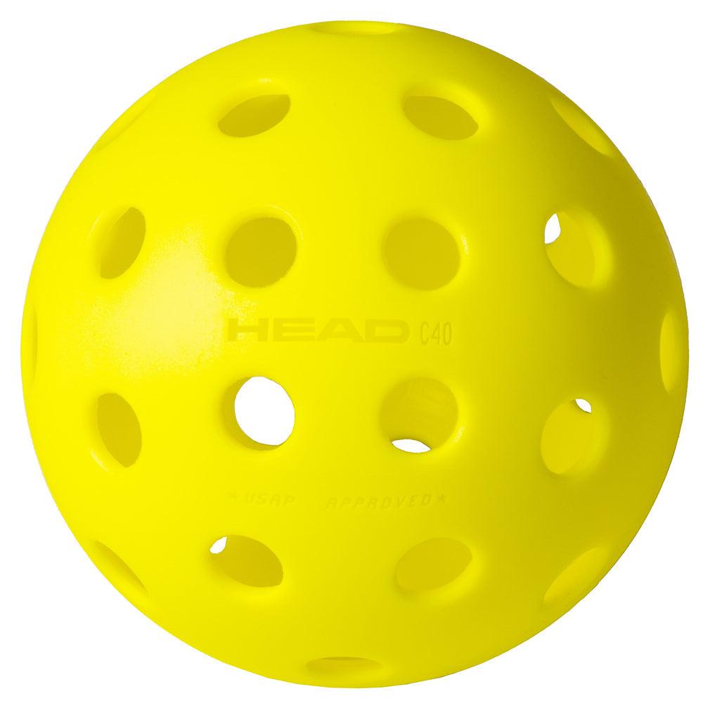 Championship 40 Outdoor Pickleballs - 3 Pack for Competitive Play & Backyard Fun | Durable & Weather-Resistant for Tennis Courts & Outdoor Games