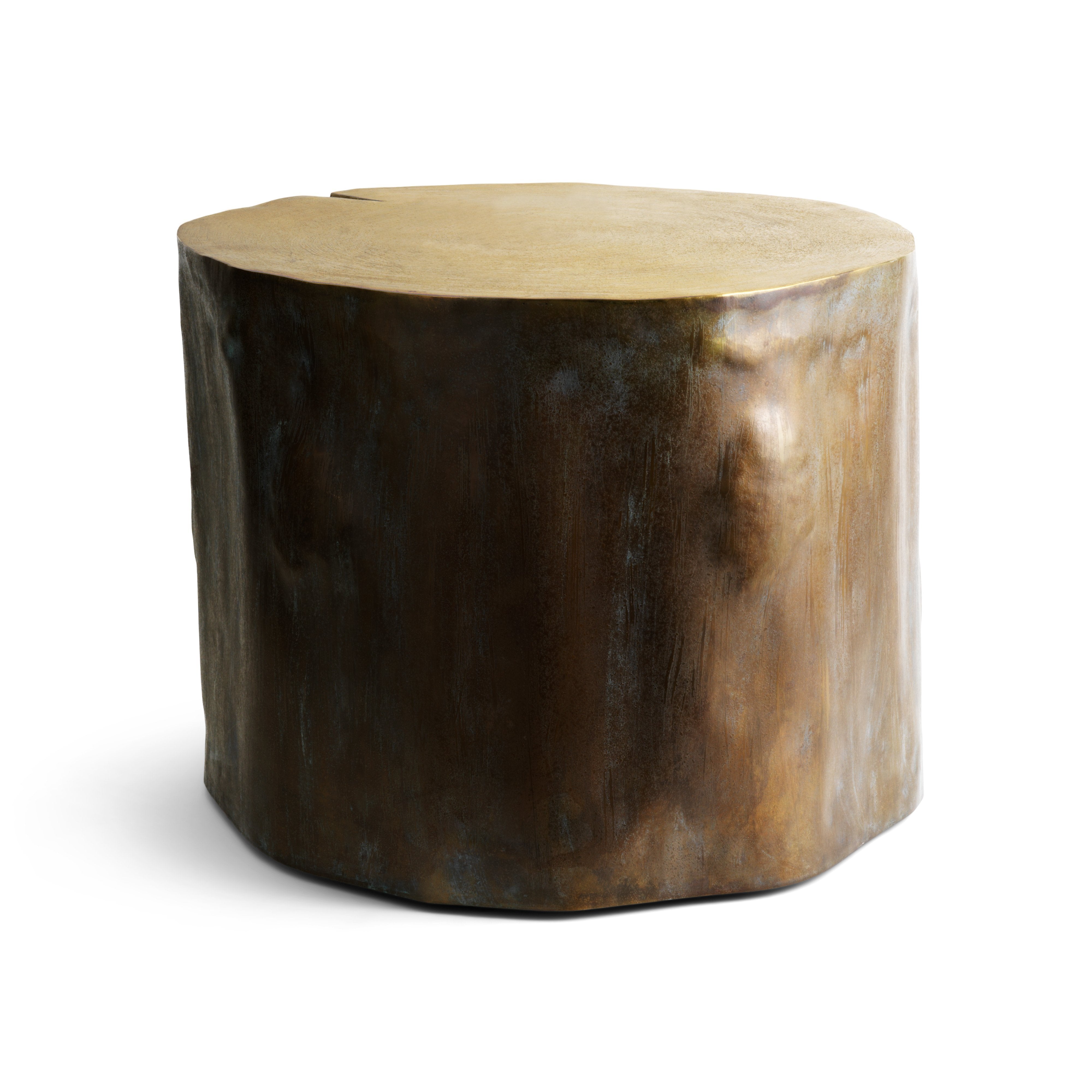 Handcrafted Wooden Etched Stool - Unique Boho Home Decor Accent Piece for Living Room, Bedroom or Patio