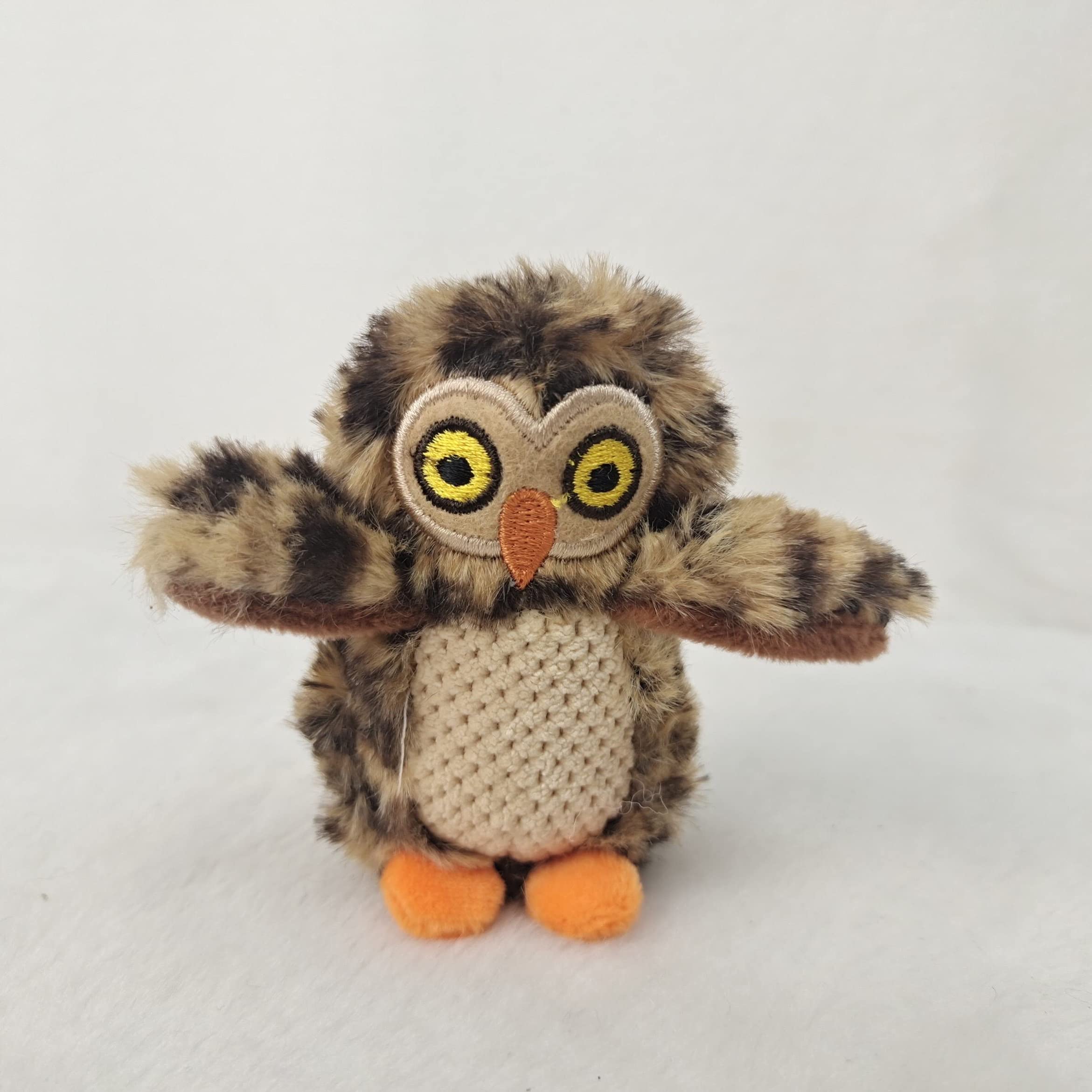 Interactive Plush Owl Hide and Seek Dog Toy with Squeaker - Fun Burrow Game for Small & Medium Dogs - Perfect for Indoor Play & Mental Stimulation (Tree with Owls, Medium Size)