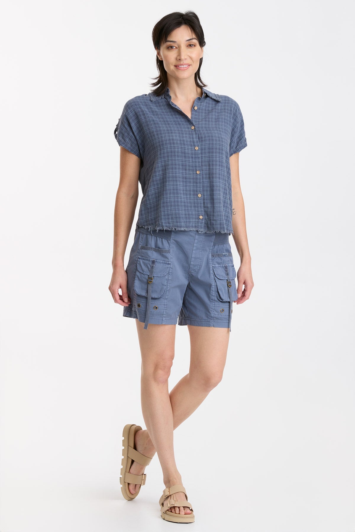 Stylish Ninette Button Up Top for Women - Casual & Office Blouse - Perfect for Work, Dates & Everyday Wear