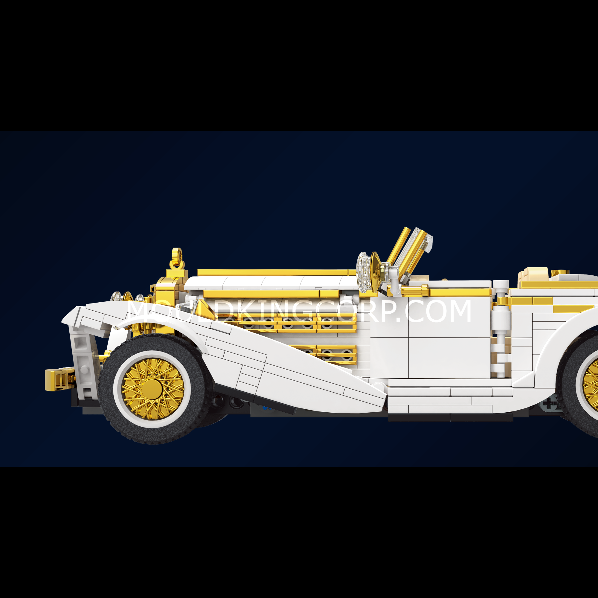 MOULD KING 10003 K500 Vintage Car Building Toy Set - 952 PCS Model Kit for Adults & Kids | Perfect for STEM Learning, DIY Projects & Collectible Display