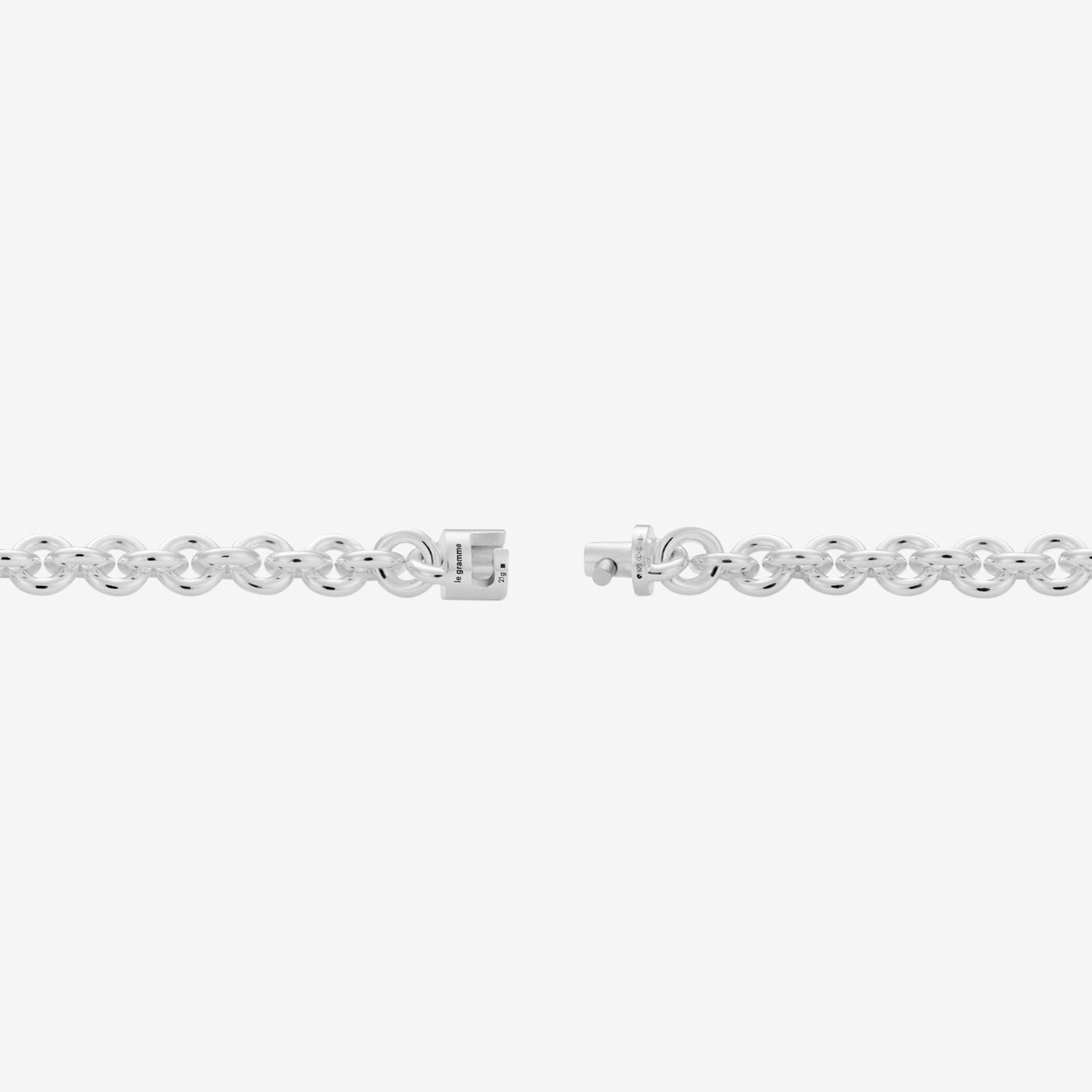 21g Polished Sterling Silver Entrelacs Bracelet for Women - Elegant Handmade Jewelry Gift for Birthday, Anniversary & Special Occasions