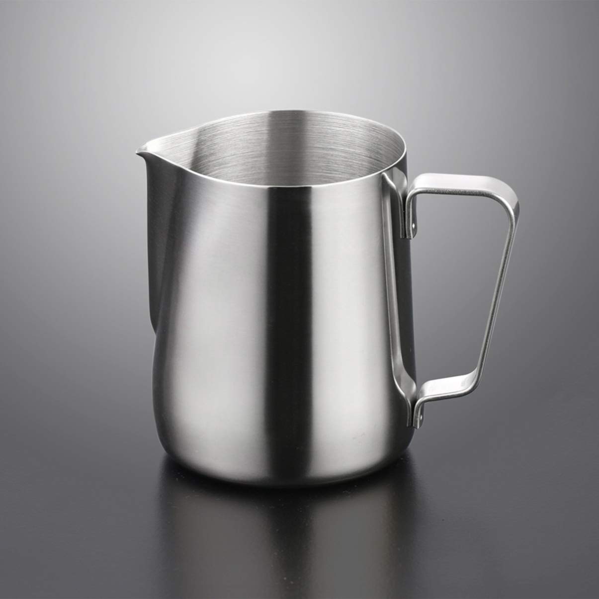 DOITOOL Stainless Steel Milk Frothing Pitcher with Handle - Barista Grade Milk Pouring Cup for Latte Art, Coffee, Hot Chocolate & Cappuccino - Perfect for Home & Professional Use