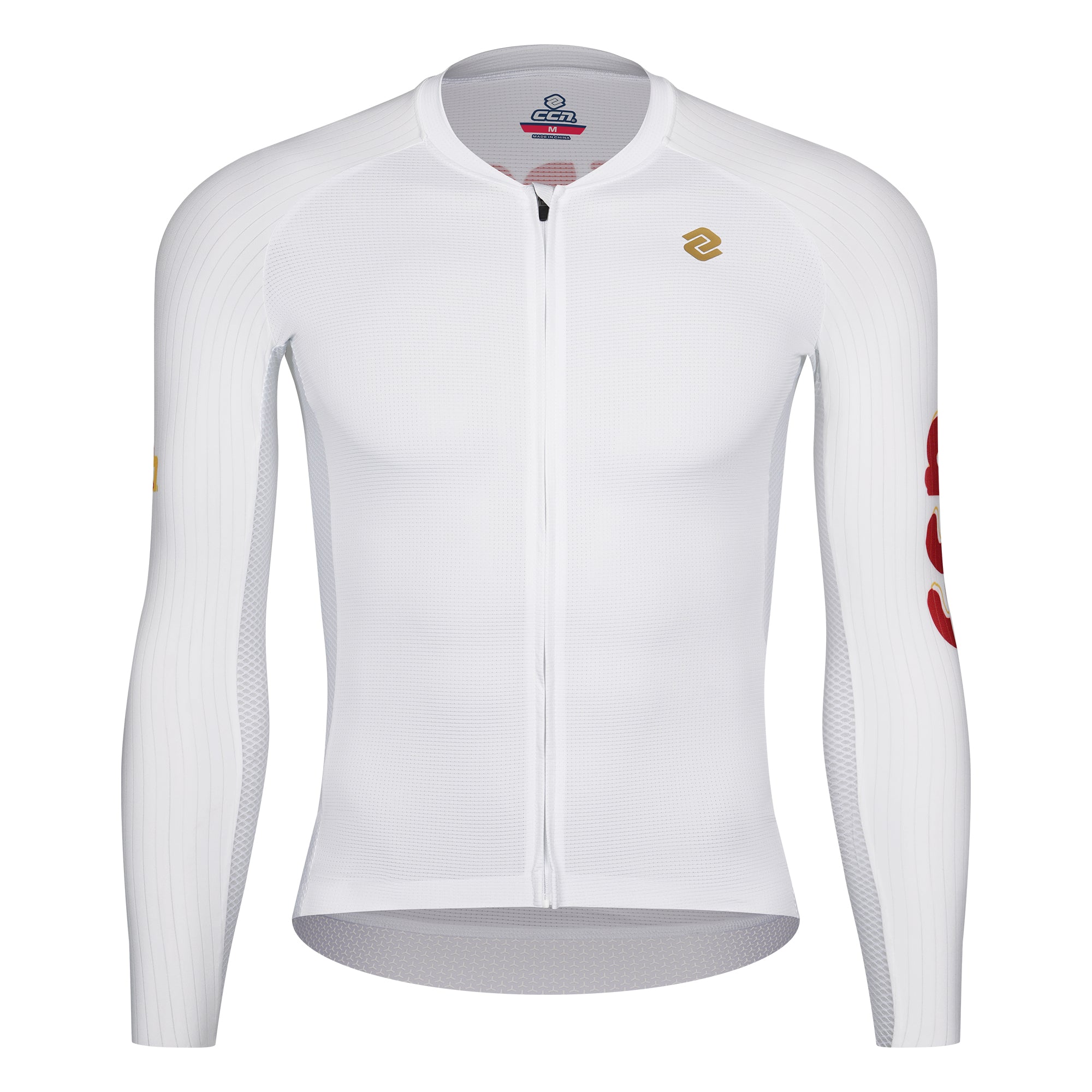 Men's Long Sleeve Cycling Jersey - Breathable Performance Bike Shirt for Road & Mountain Biking - PRO Cycling Gear for Training & Racing
