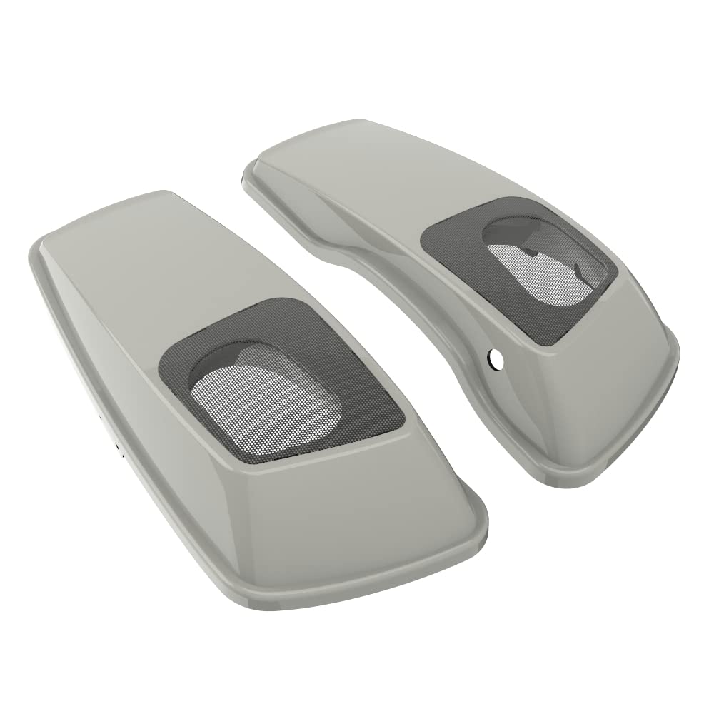Premium 6X9 Saddlebag Speaker Lids for 2014+ Harley Davidson Touring Bikes - Color Matched Replacement Covers - Perfect for Road Trips & Custom Audio Upgrades