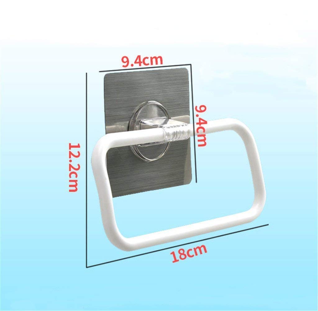 Kepzell Plastic Napkin Holder & Towel Ring Set - Bathroom & Kitchen Accessories (Model-2, 1 Pack) for Dining Table Decor & Bathroom Organization