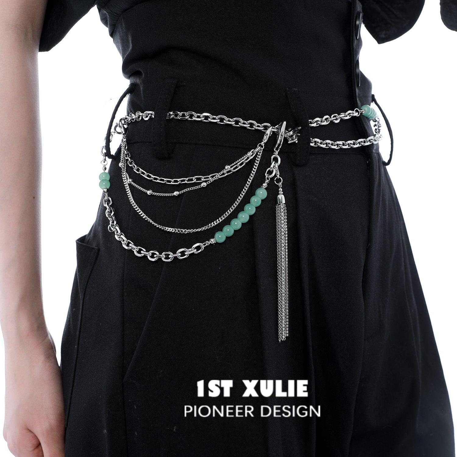 3-in-1 Multi-Functional Chain Set for Women - Adjustable Necklace, Bracelet & Anklet Jewelry Set - Perfect for Parties, Weddings & Everyday Wear
