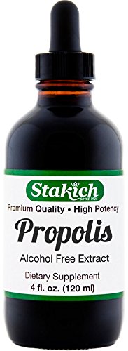 Stakich Alcohol-Free Propolis Extract 4oz - Natural Immune Support & Skin Care for Daily Wellness