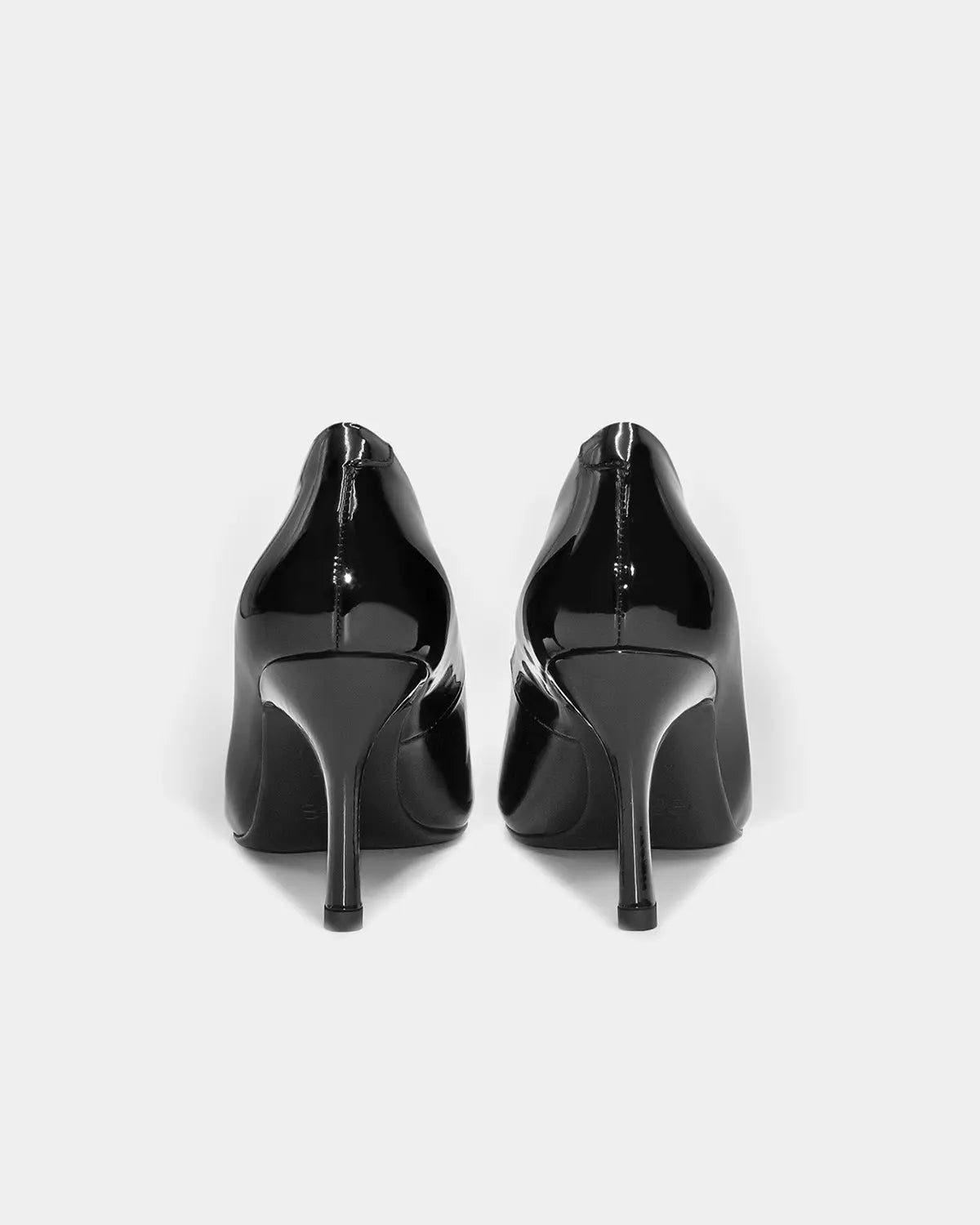 Black Patent Leather Classic Pumps for Women - Elegant Pointed Toe High Heel Dress Shoes for Office, Party & Wedding | Comfortable & Stylish Formal Shoes