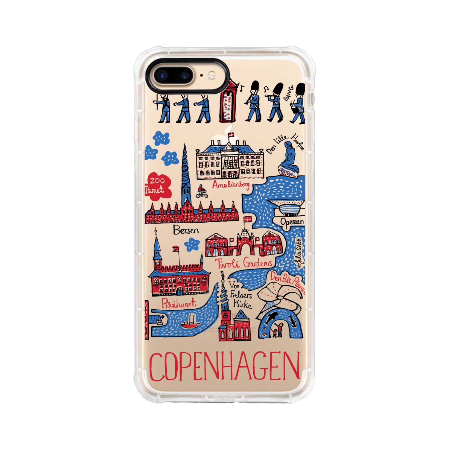 OTM Essentials One Day in Copenhagen Cityscape Travel Phone Case - Durable Protective Cover for iPhone & Samsung - Perfect for Travel, Sightseeing & Daily Use