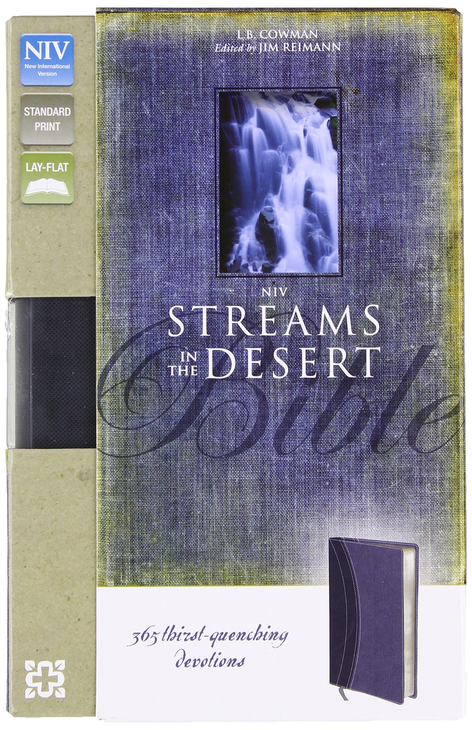 Streams in the Desert NIV Bible - 365 Daily Devotions for Spiritual Growth & Encouragement | Perfect for Morning Meditation, Bible Study & Christian Gift Giving