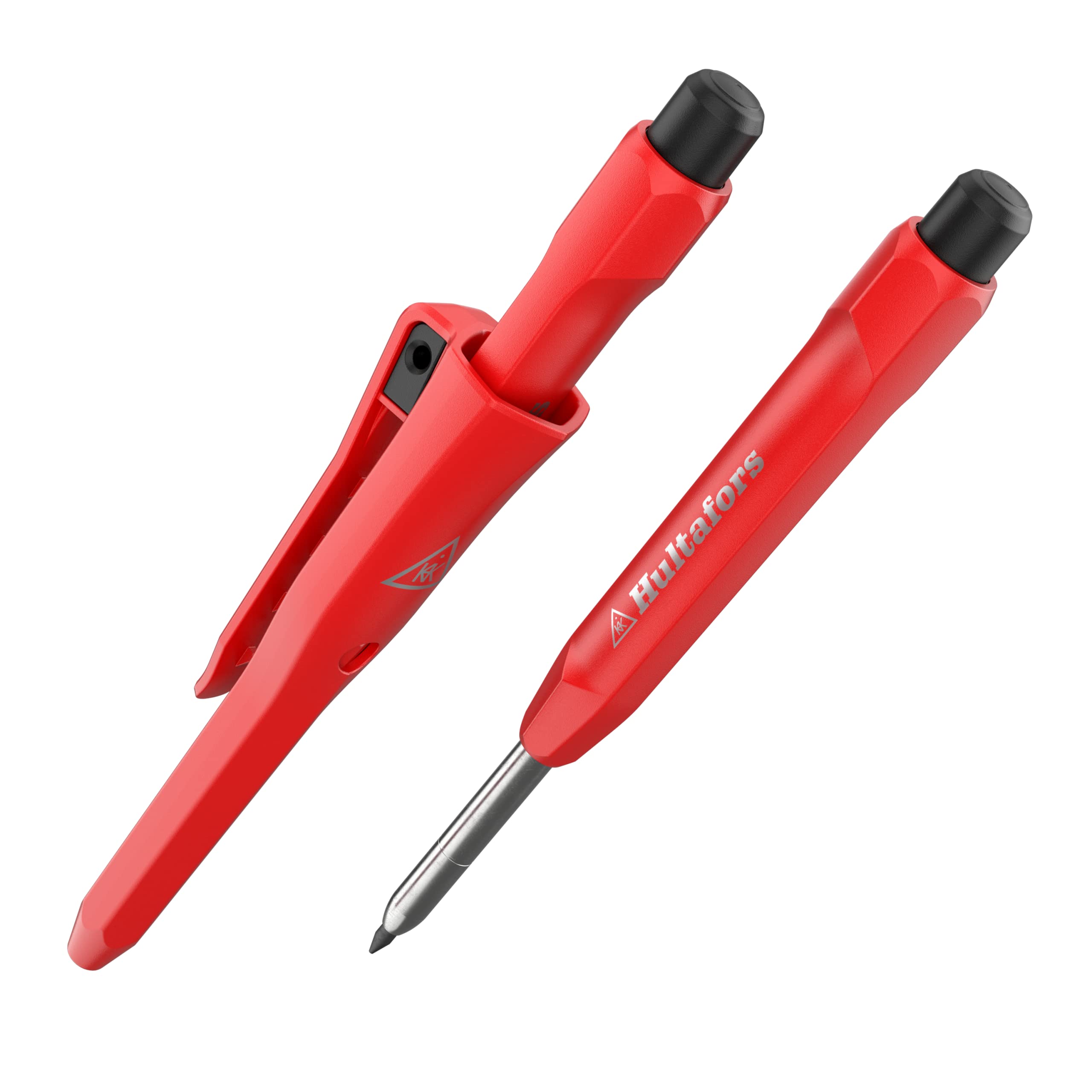 Hultafors 650100 Dry Marker HDM & 650120U Dry Marker Refills HRD GRY - Durable Construction Marking Tools for Carpentry, Metalwork, and DIY Projects