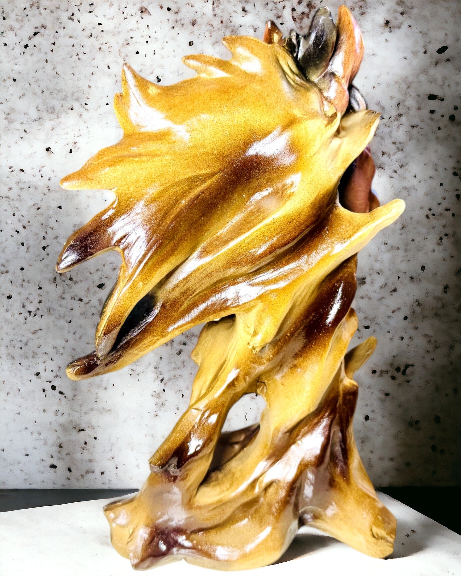 Abstract Resin Horse Sculpture - Handmade Modern Art Decor for Home, Office & Gift Giving