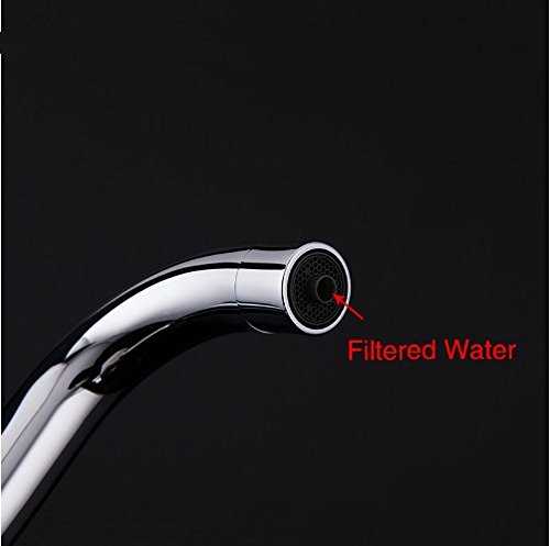 GOWE Kitchen Sink Faucet with Water Filter - 3-Way Purified Drinking Water Mixer Tap for Clean Cooking & Safe Drinking | Perfect for Home, RV, and Office Use