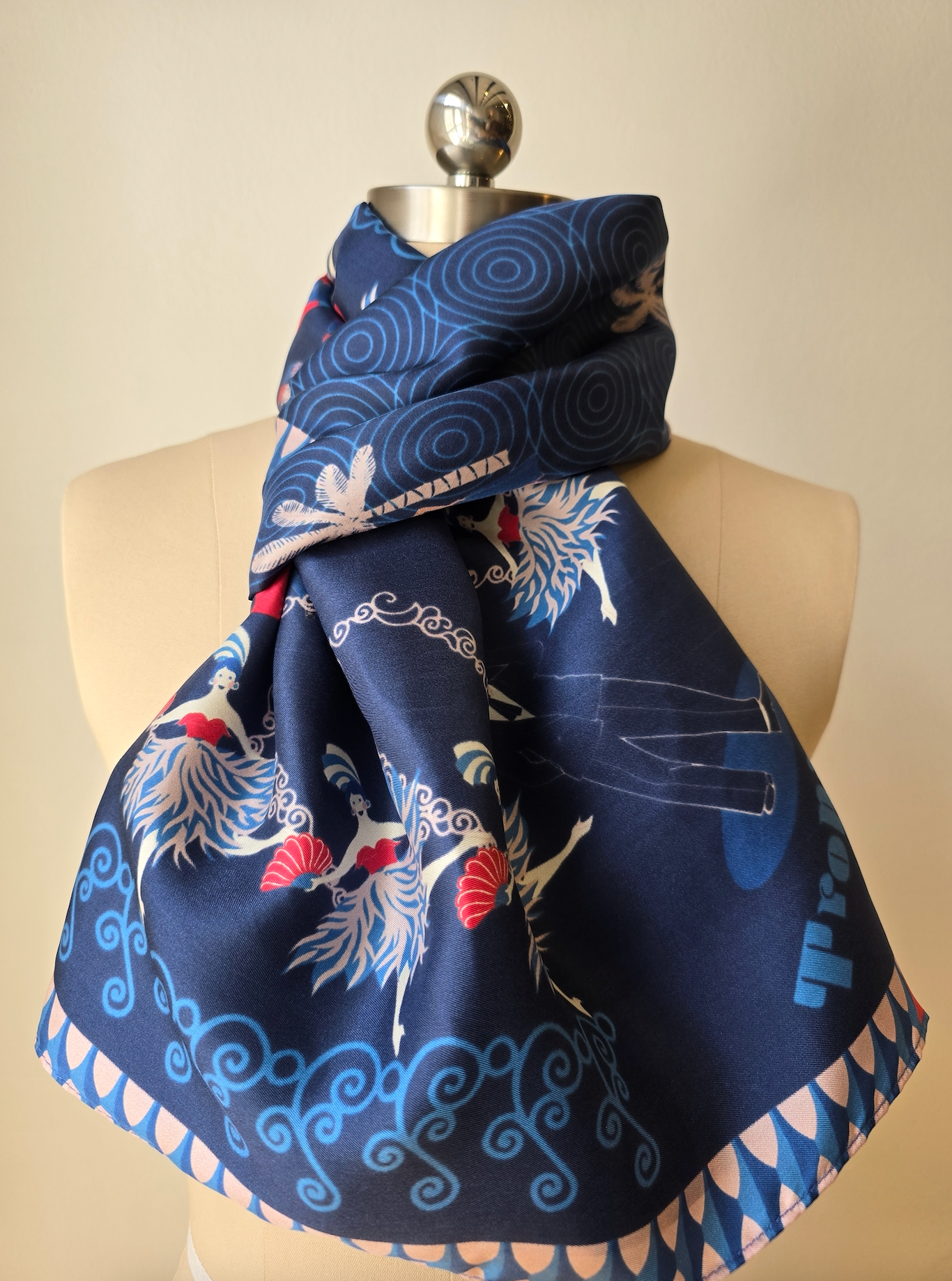 Tropicana Dream Silk Scarf - Premium 100% Mulberry Silk Fashion Accessory for Women - Perfect for Travel, Weddings & Special Occasions