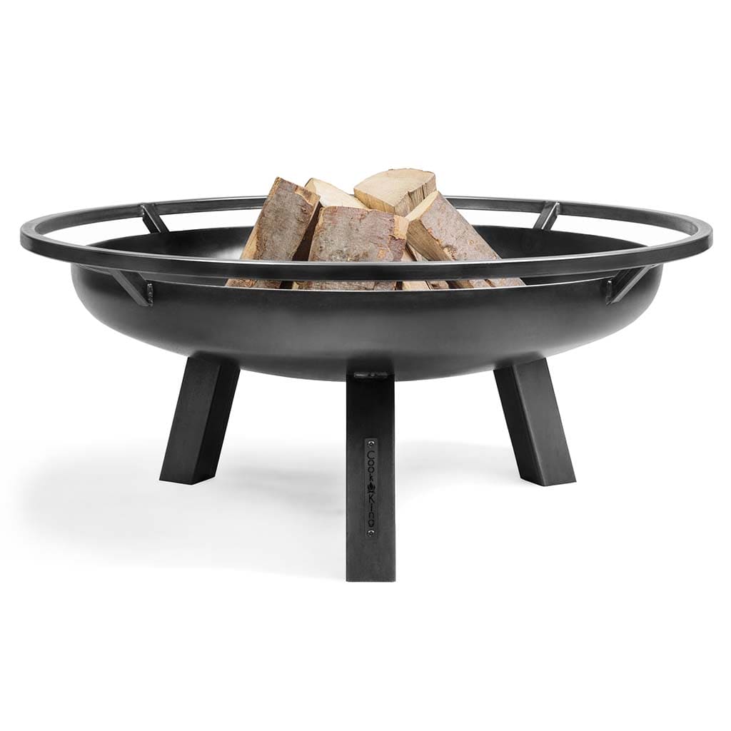 Good Directions Cook King Porto 23.5 Inch Fire Bowl - Outdoor Fire Pit for Patio, Backyard, and Garden Decor | Perfect for Camping, BBQ Parties & Cozy Evenings