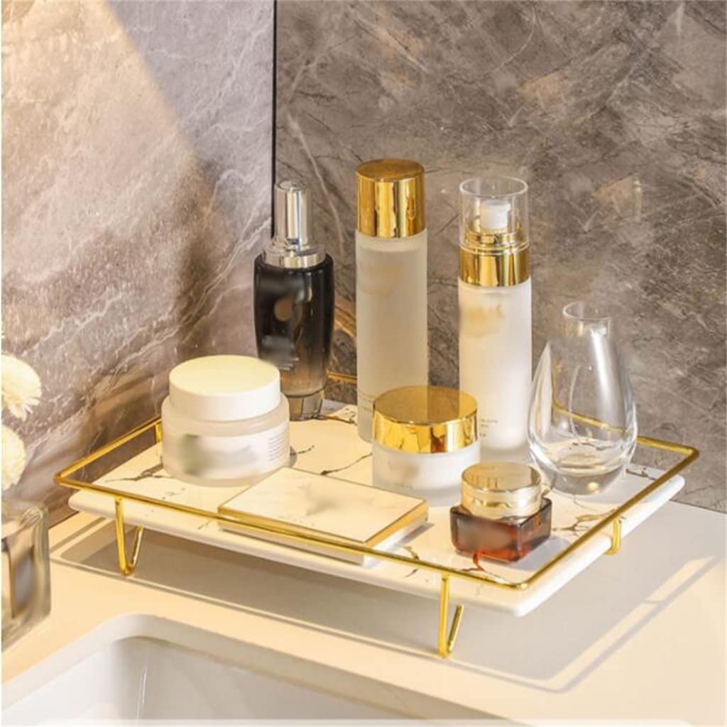 Multi-Layer Bathroom Organizer Tray - Durable Washing Table Rack for Toilet, Cosmetics & Desktop Storage | Perfect for Small Spaces & Vanity Organization