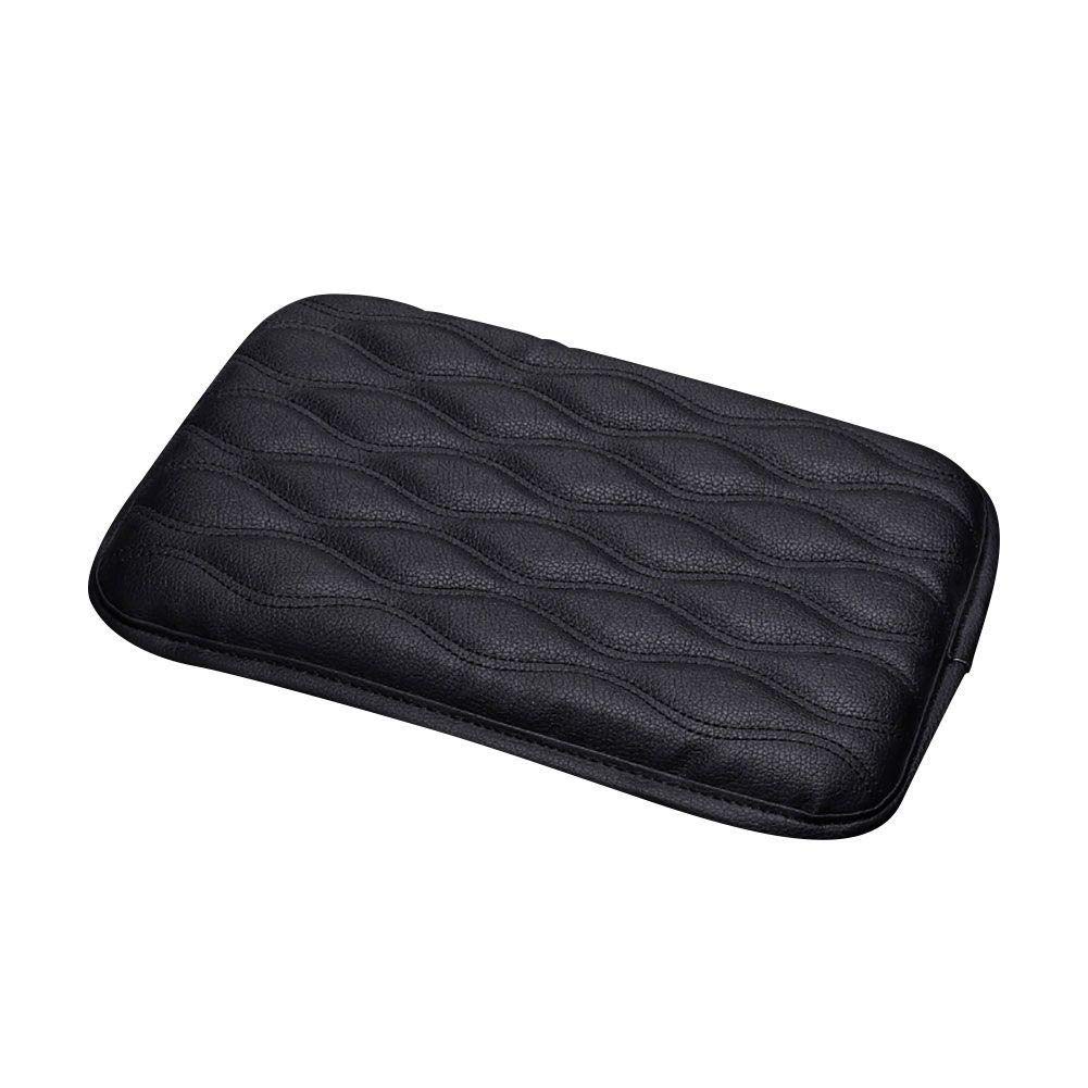 Bigens Universal Car Center Console Cover - Waterproof PU Leather Armrest Cushion Pad for Comfort & Protection | Perfect for Long Drives, Road Trips & Daily Commutes