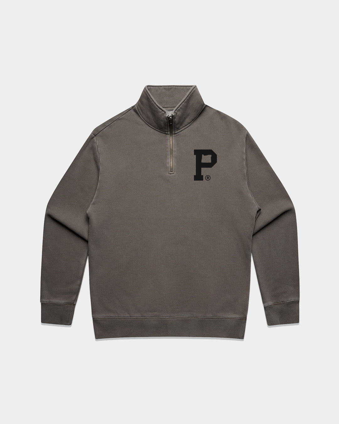 Essential Performance Quarter Zip Pullover - Faded Grey - Lightweight & Breathable for Running, Hiking & Outdoor Activities
