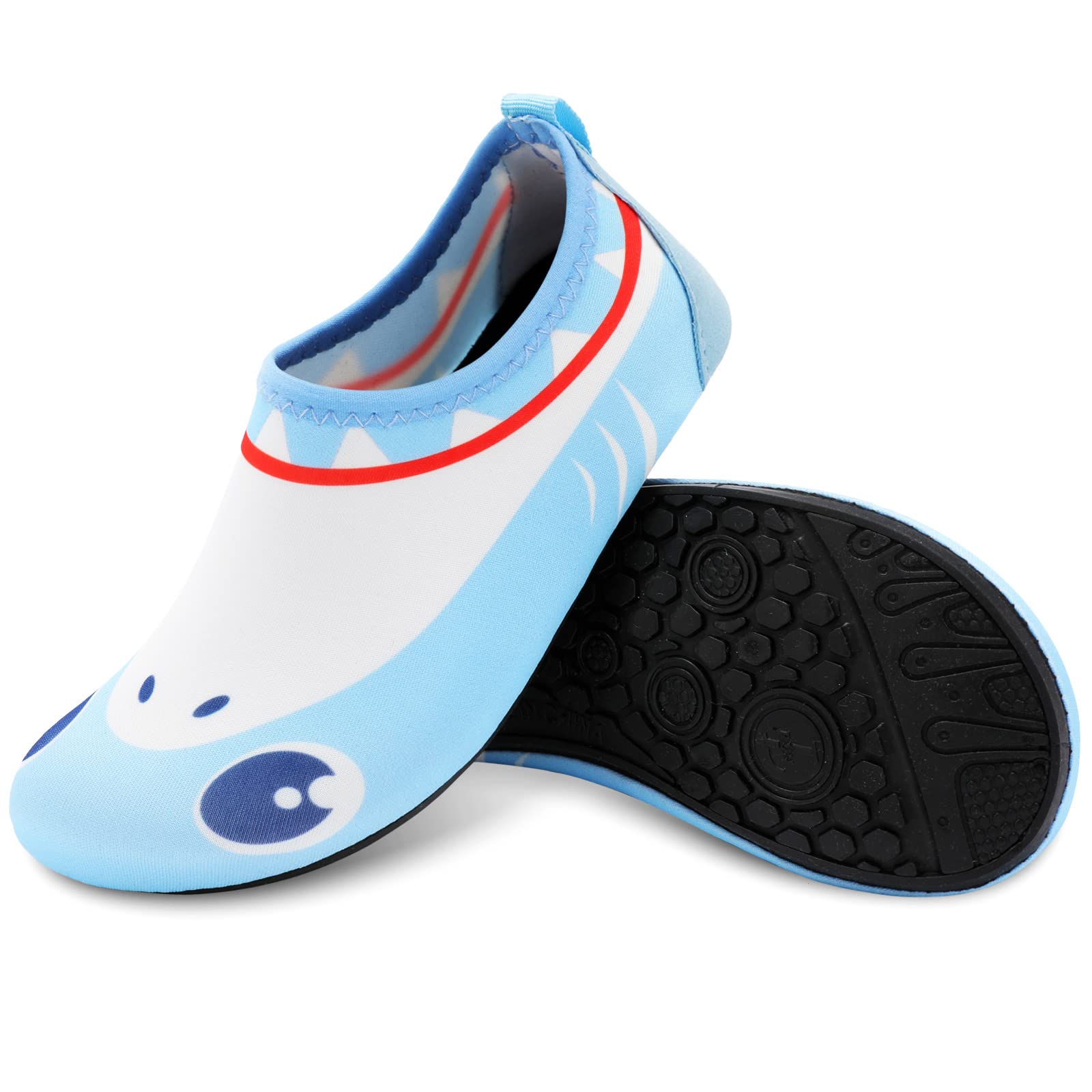 L-RUN Kids Swim Water Shoes - Barefoot Aqua Socks for Beach, Pool, Surfing, Yoga & Outdoor Water Activities