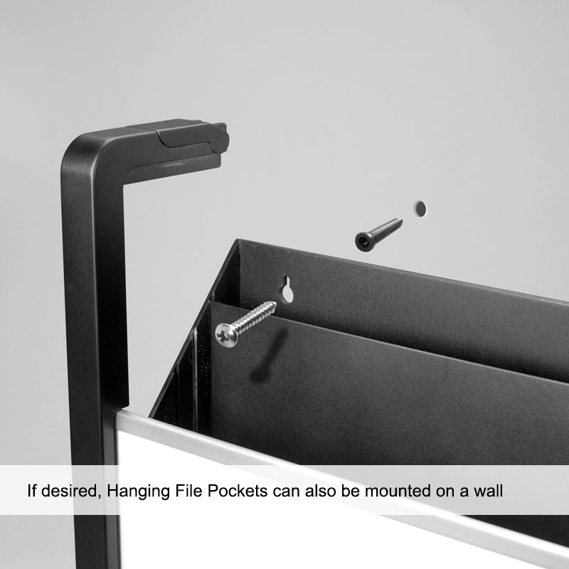 Magnetic Whiteboard Hanging File Pockets - Organize Documents & Notes - Perfect for Office, Classroom, or Home Organization