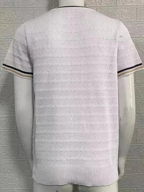 Men's Solid Color Polyester Graphic T-Shirt | Short Sleeve Casual Tee for All Seasons | Perfect for Everyday Wear, Gym & Street Style