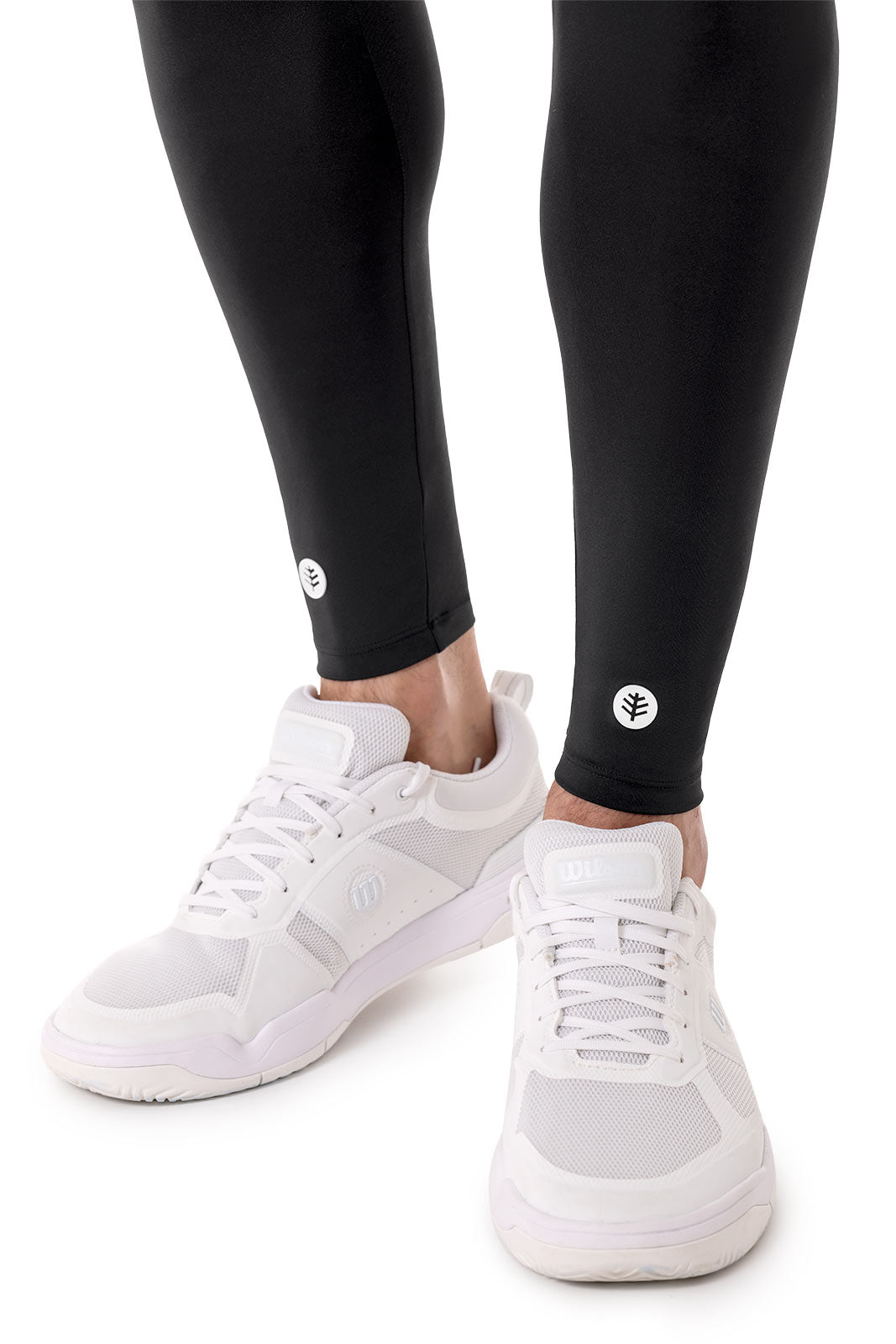 Unisex Maxshield Performance Leg Sleeves - Compression Support for Running, Basketball & Workout - Black