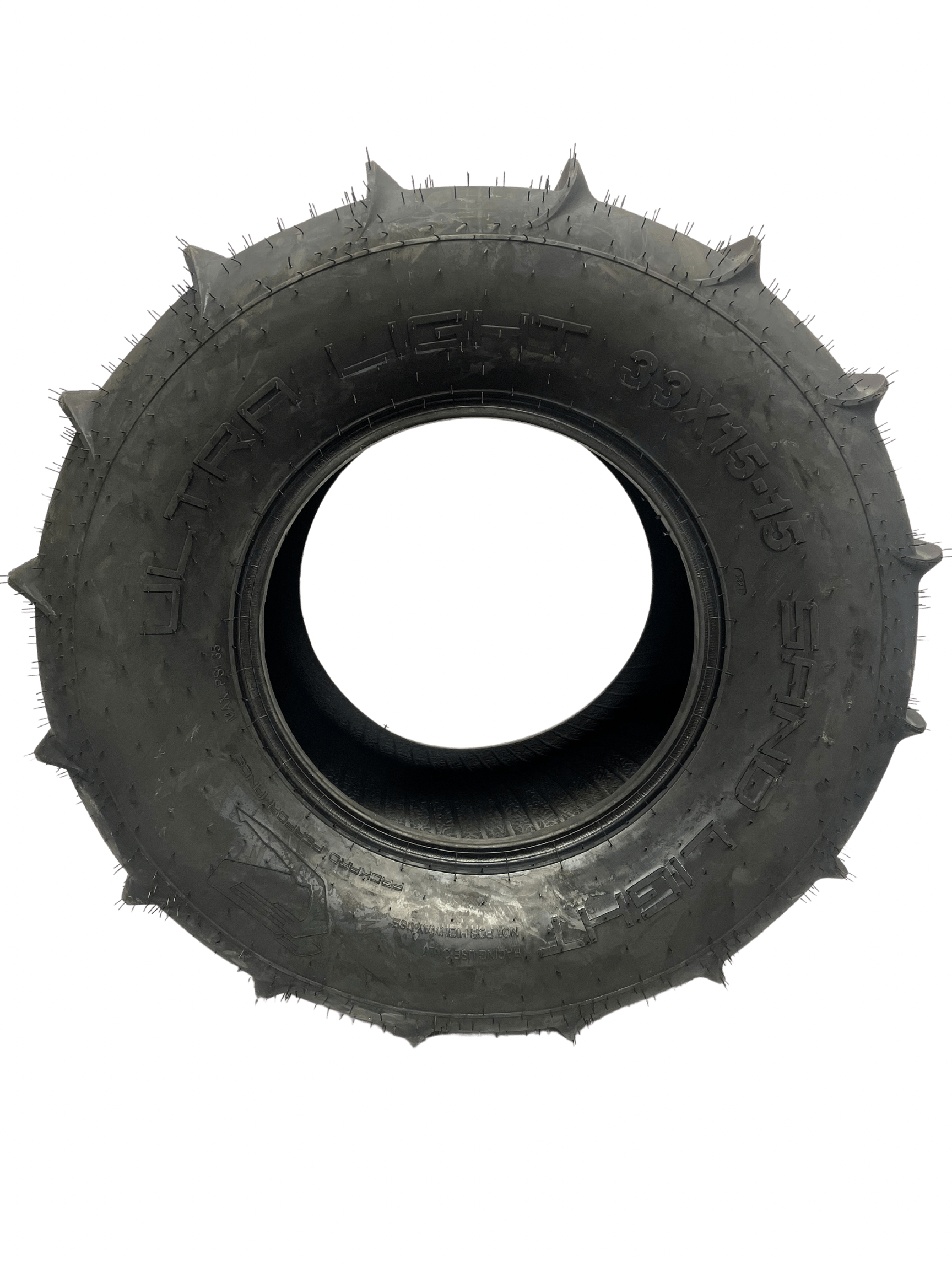 33x15x15 Sand Light Paddle Tires for ATV & UTV - Rear Off-Road Dune Tires for Beach, Sand Dunes & Desert Racing