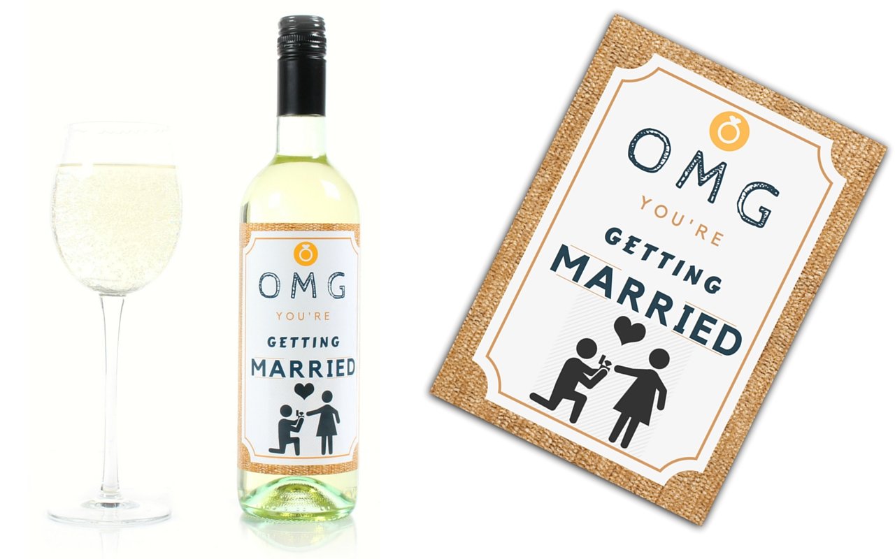 Elegant Wine Bottle Labels for Weddings & Parties - Perfect for Bridal Showers & Bachelorette