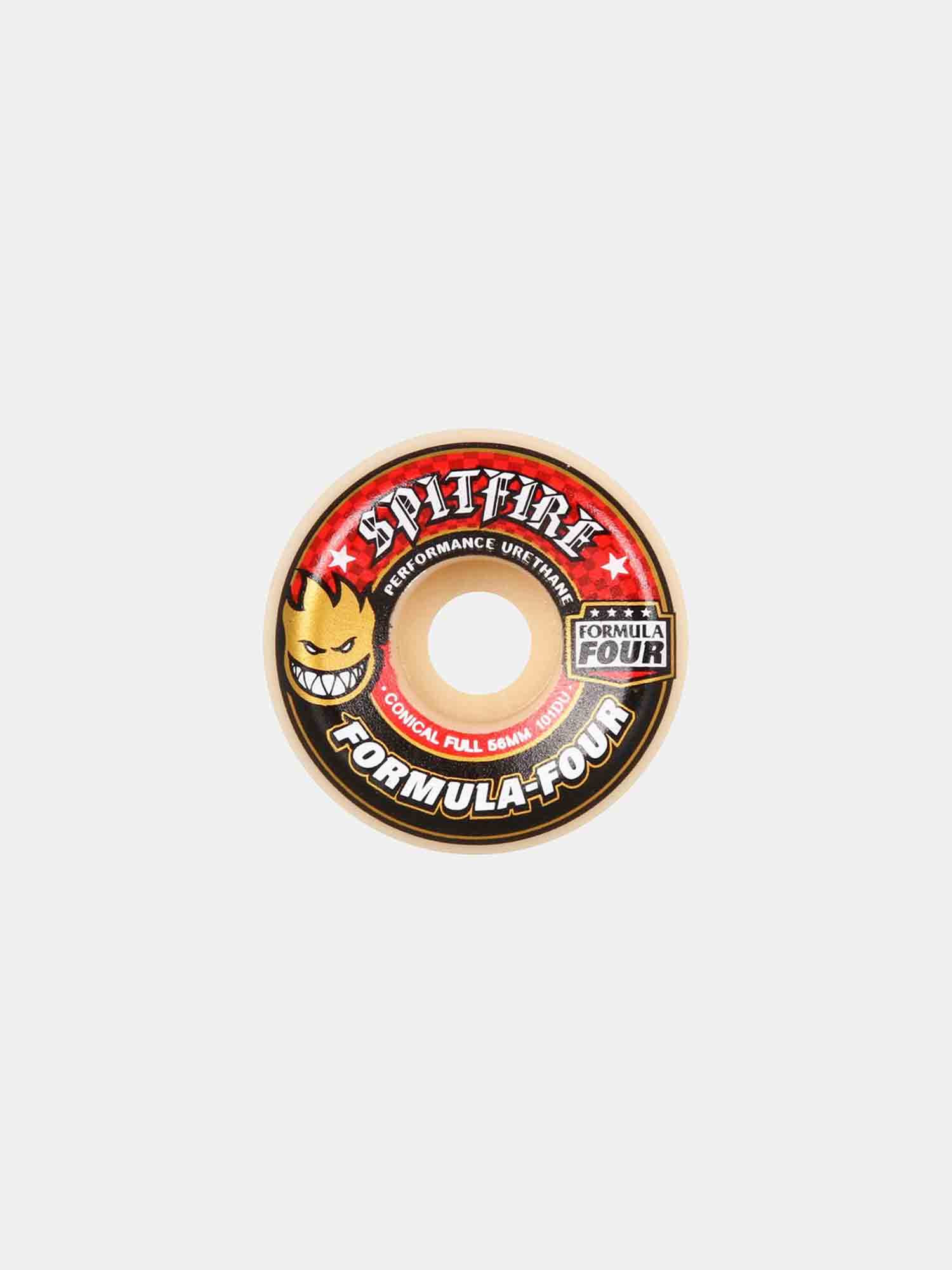 Spitfire Formula Four 99D Conical Skateboard Wheels - High Performance for Street & Park Skating - Perfect for Tricks & Smooth Rides