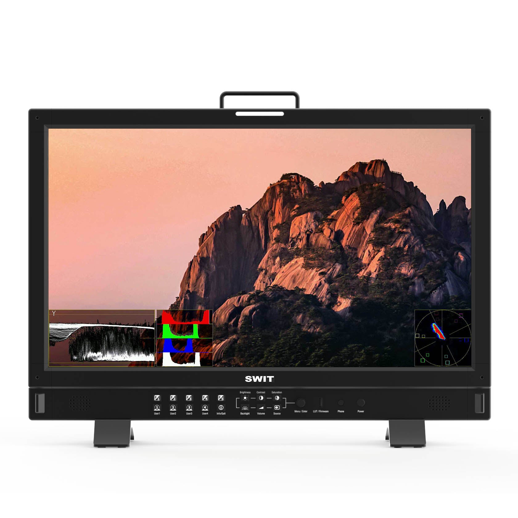 BM H245 23.8 Inch 4K UHD Professional Production Monitor - Ideal for Video Editing, Color Grading & Broadcast Studios (Special Order)