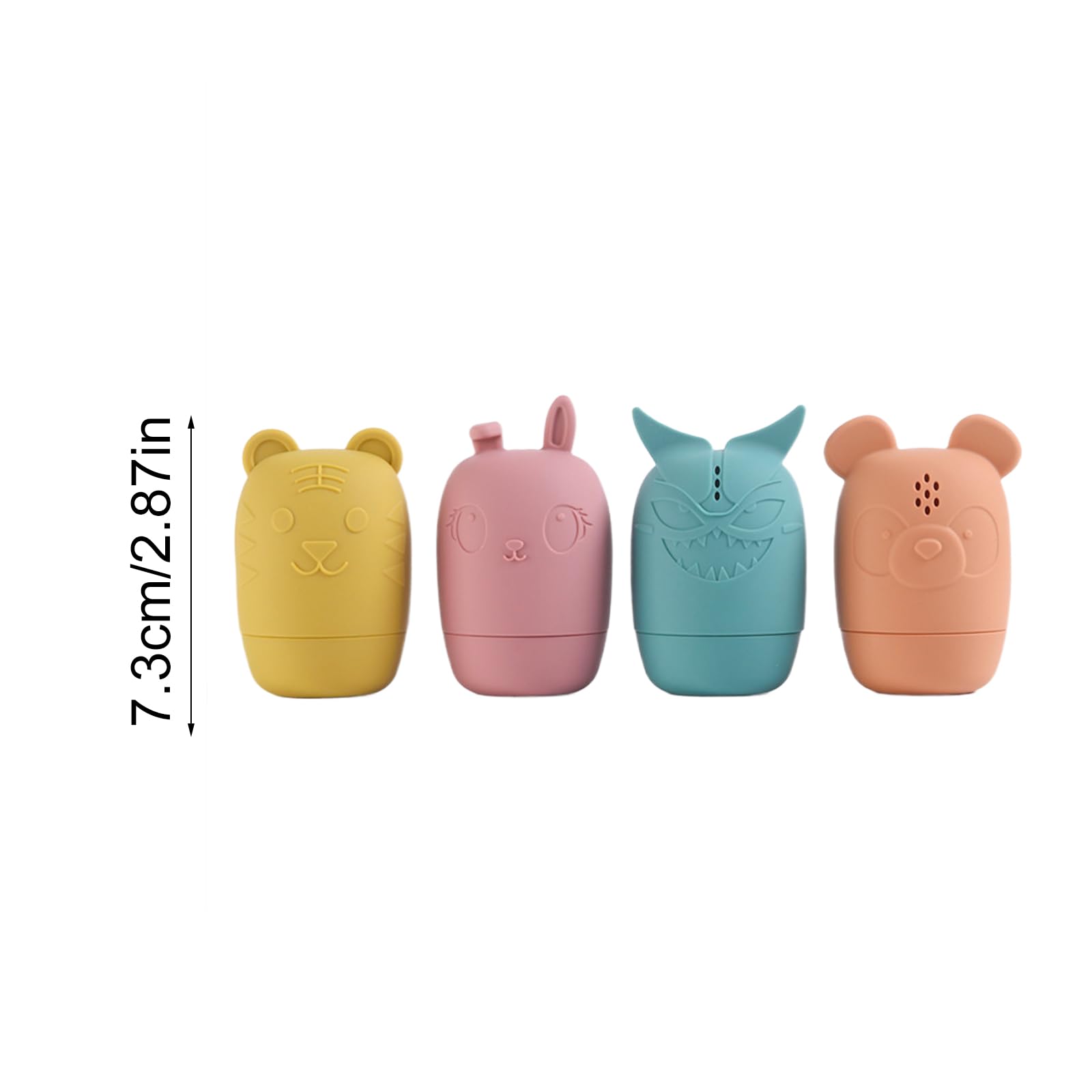 4-Piece Animal Bath Toy Set for Kids - Fun Bathtub & Pool Toys for Toddlers - Perfect for Bath Time Play and Water Entertainment