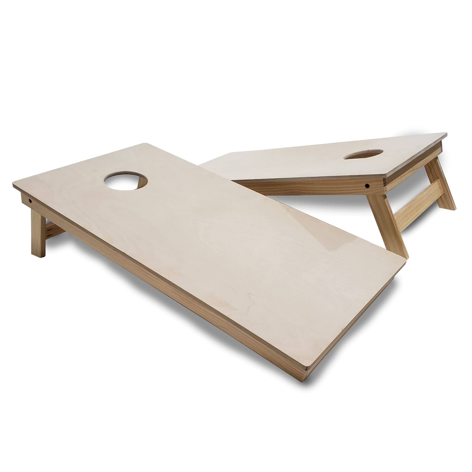 Premium Dark Grey & Red Pyramid Regulation 2x4 Cornhole Game Set - Includes 2 Boards, 8 Bean Bags & Accessories - Perfect for Backyard Parties, Tailgating & Outdoor Events