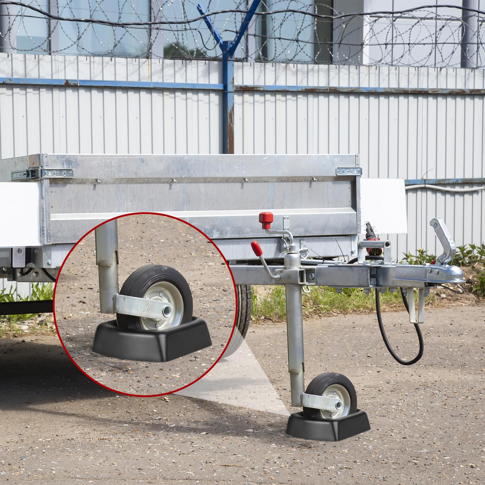 Heavy Duty Rubber Wheel Chocks 6
