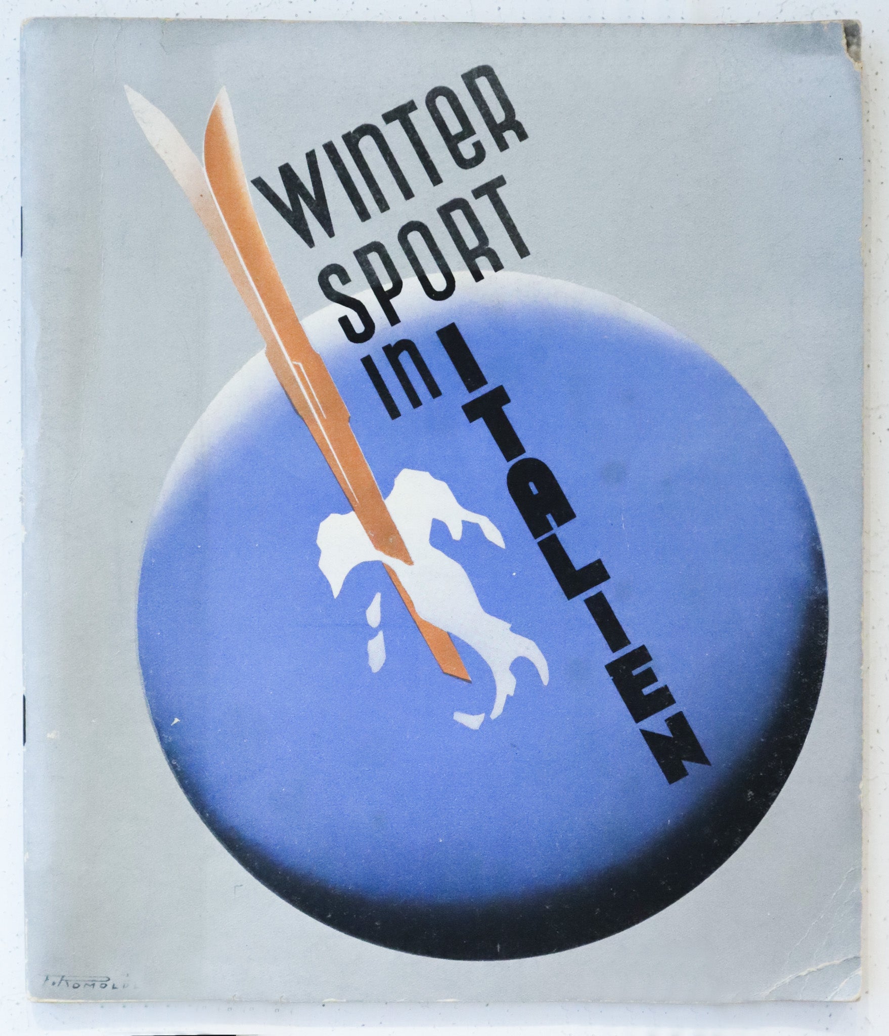 1936 Italian Travel and Tourism Pamphlet - Winter Sports in Italy | Vintage Travel Guide, Historical Winter Vacation Brochure | Perfect for Collectors, Historians & Travel Enthusiasts