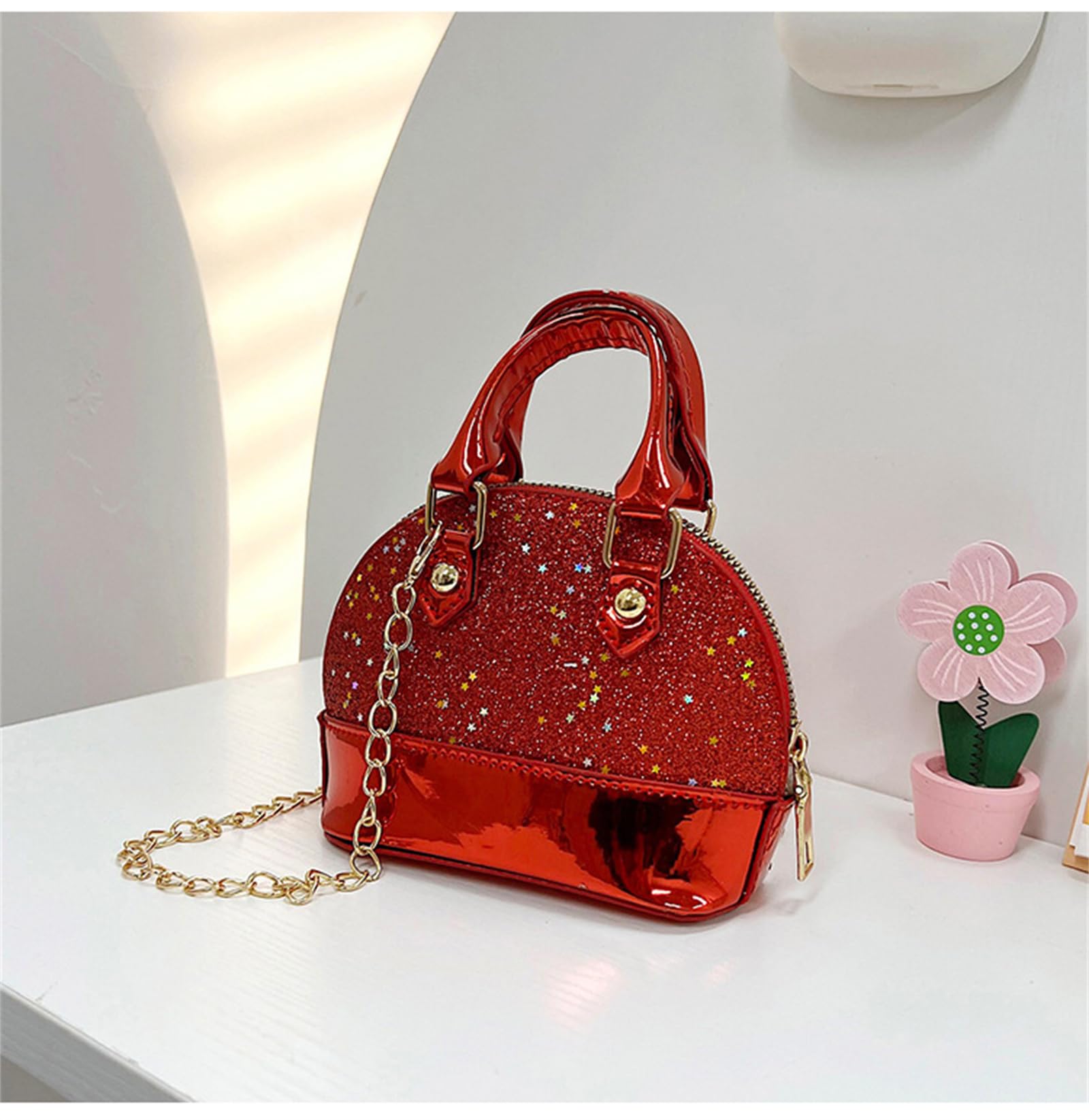 Princess Little Purses - Cute Shell Shaped Crossbody Bag & Wallet for Women - Perfect for Parties, Travel, and Everyday Use