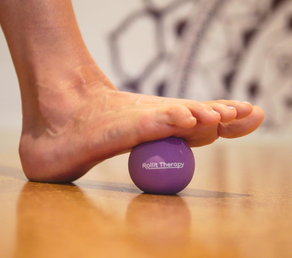 Rollit Therapy Massage Balls Set - Deep Tissue Muscle Relief for Back, Neck & Feet - Perfect for Home, Office & Gym Recovery