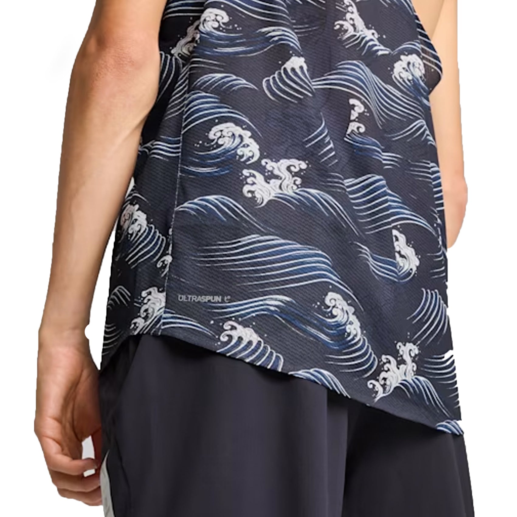 Men's PUMA x Saysky AOP Running Singlet - Lightweight Breathable Performance Top for Jogging, Gym & Outdoor Sports
