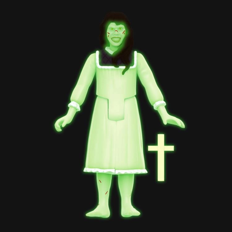 The Exorcist ReAction Regan (Monster Glow) Figure - Horror Movie Collectible for Halloween Decor & Scary Display