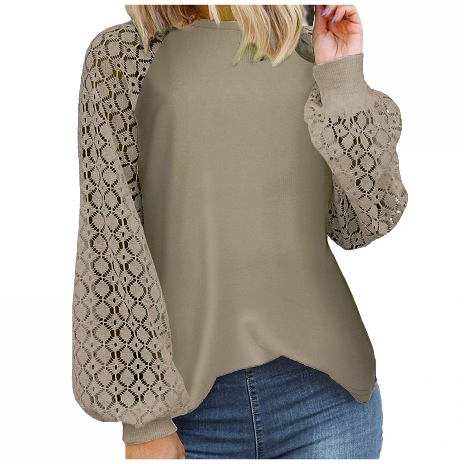 Women's Casual Long Sleeve Button Down Pullover Shirts with Drawstring & Pocket - Comfortable Loose Fit Tops for Work, Travel and Everyday Wear