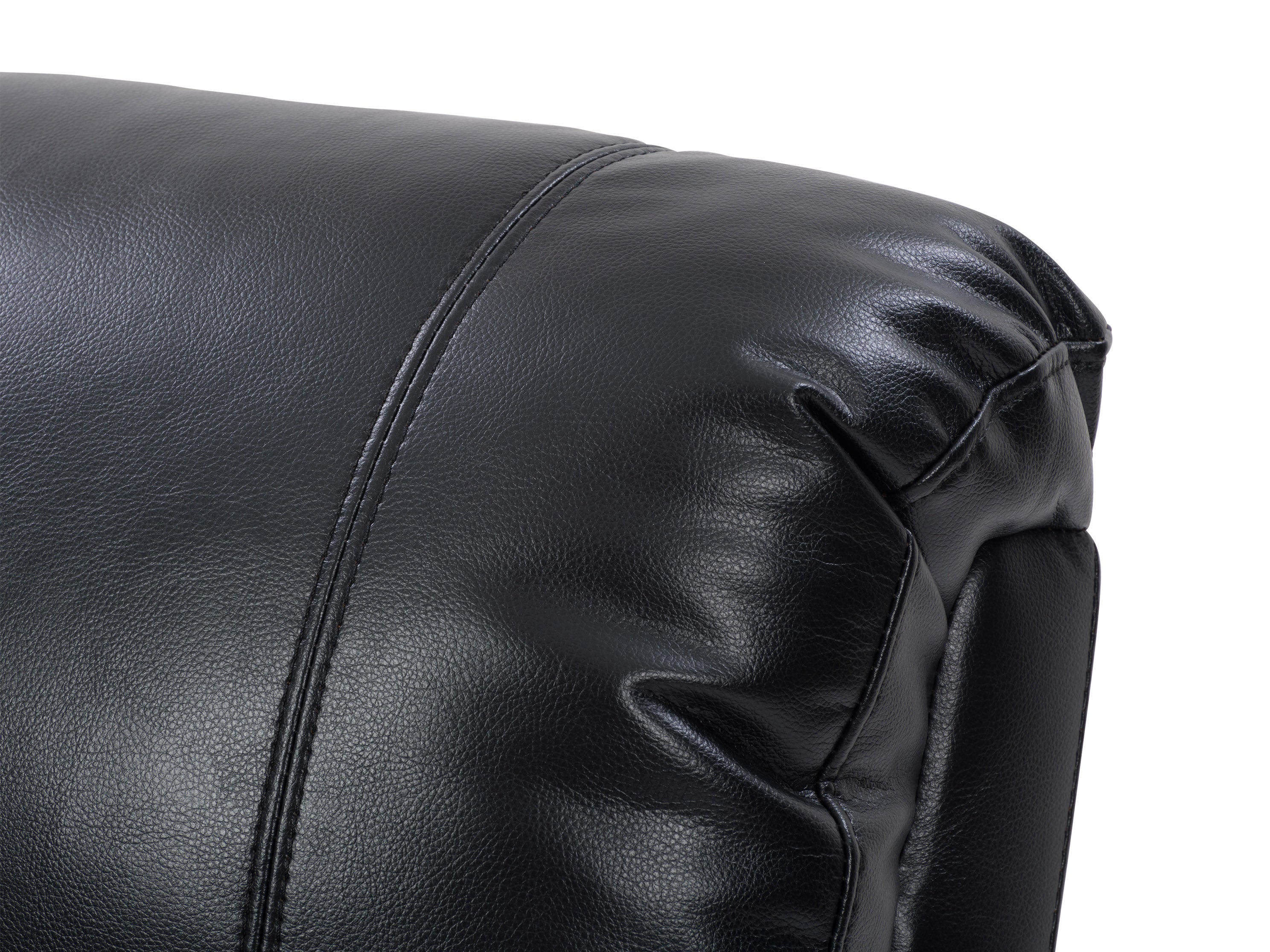 Premium Black Power Recliner Chair with Cup Holder & USB Port - Comfortable Leather Massage Reclining Sofa for Living Room, Home Theater & Man Cave Relaxation