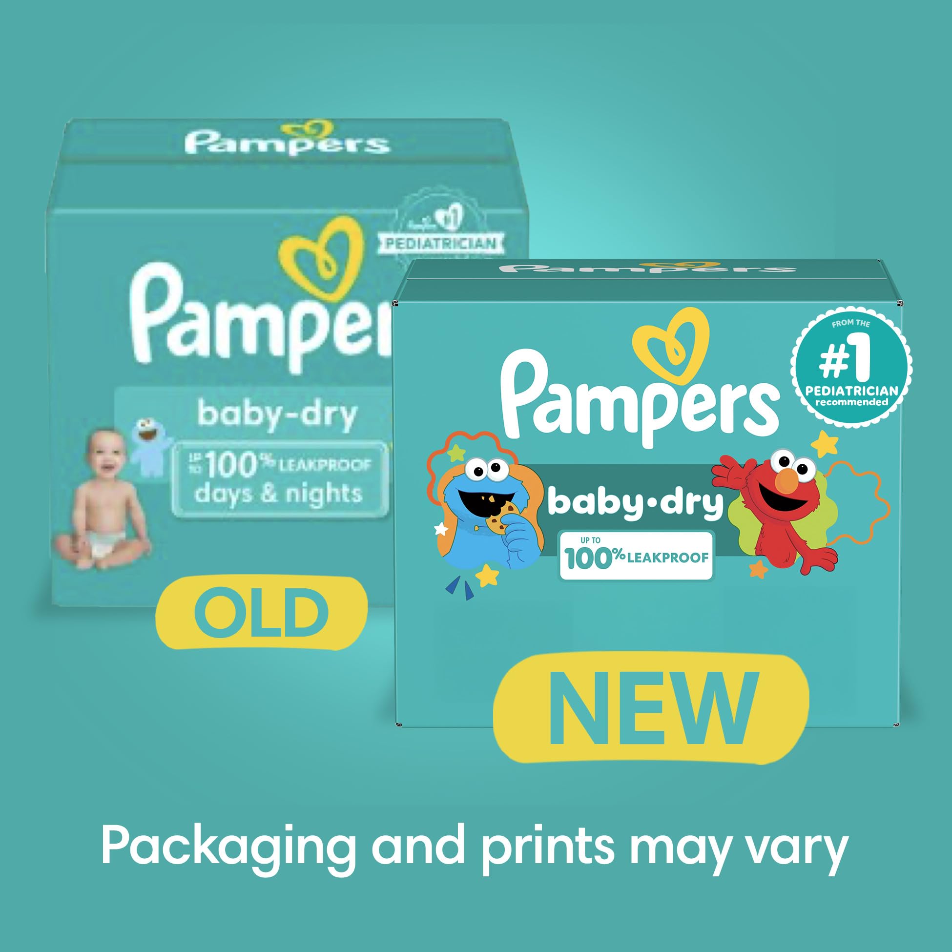 Pampers Baby Dry Disposable Diapers Size 4 (150 Count) - Super Absorbent Overnight Protection for Babies - Perfect for Daycare, Travel & Nighttime Use