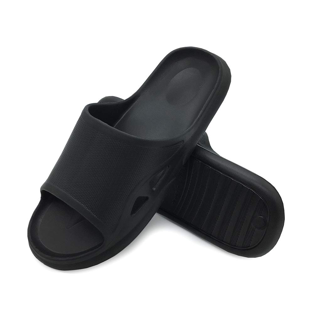 LM Women's Non-Slip Shower Slippers - Soft Bathroom Sandals with Arch Support, Comfortable House Slippers for Spa, Dorm, Hotel & Indoor Use