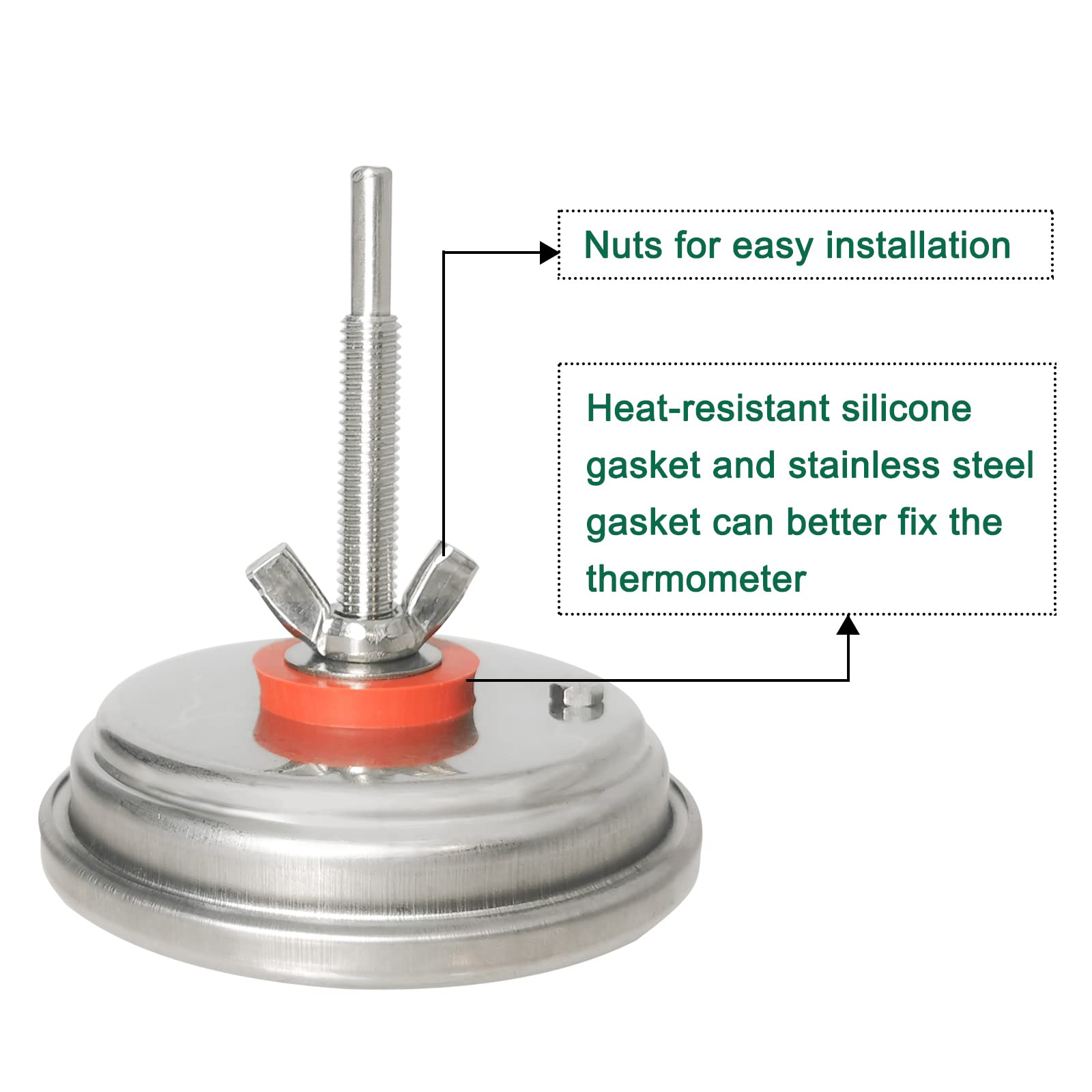 Kamado Joe Grill Thermometer Replacement - 3.3
