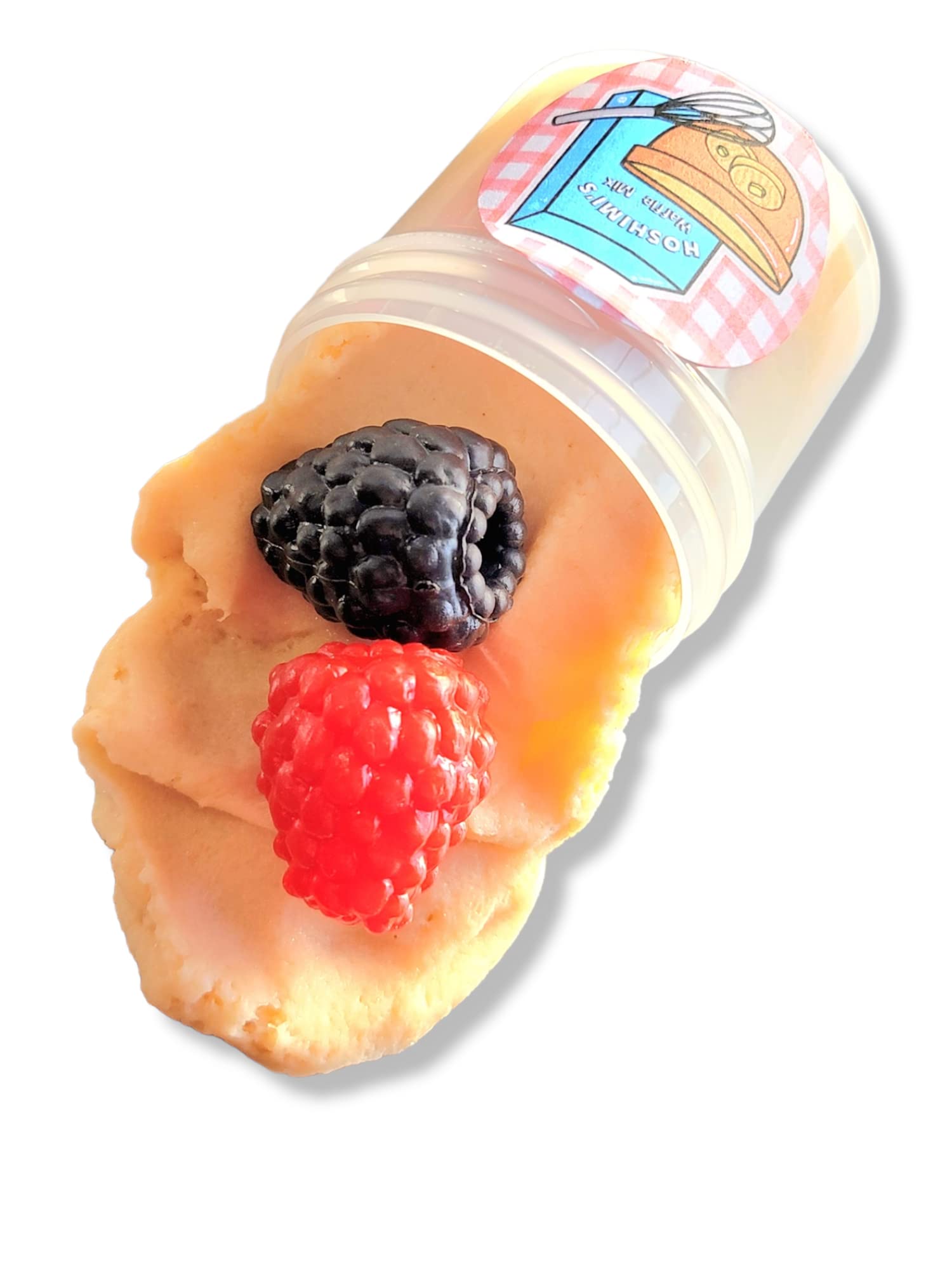 Hoshimis Mini Waffles Handmade Scented DIY Slime Kit for Kids - Creative Sensory Play, Stress Relief & Fun Party Activity - Hoshimi Slimes | Perfect for Birthday Gifts, Classroom Projects & Relaxation Time