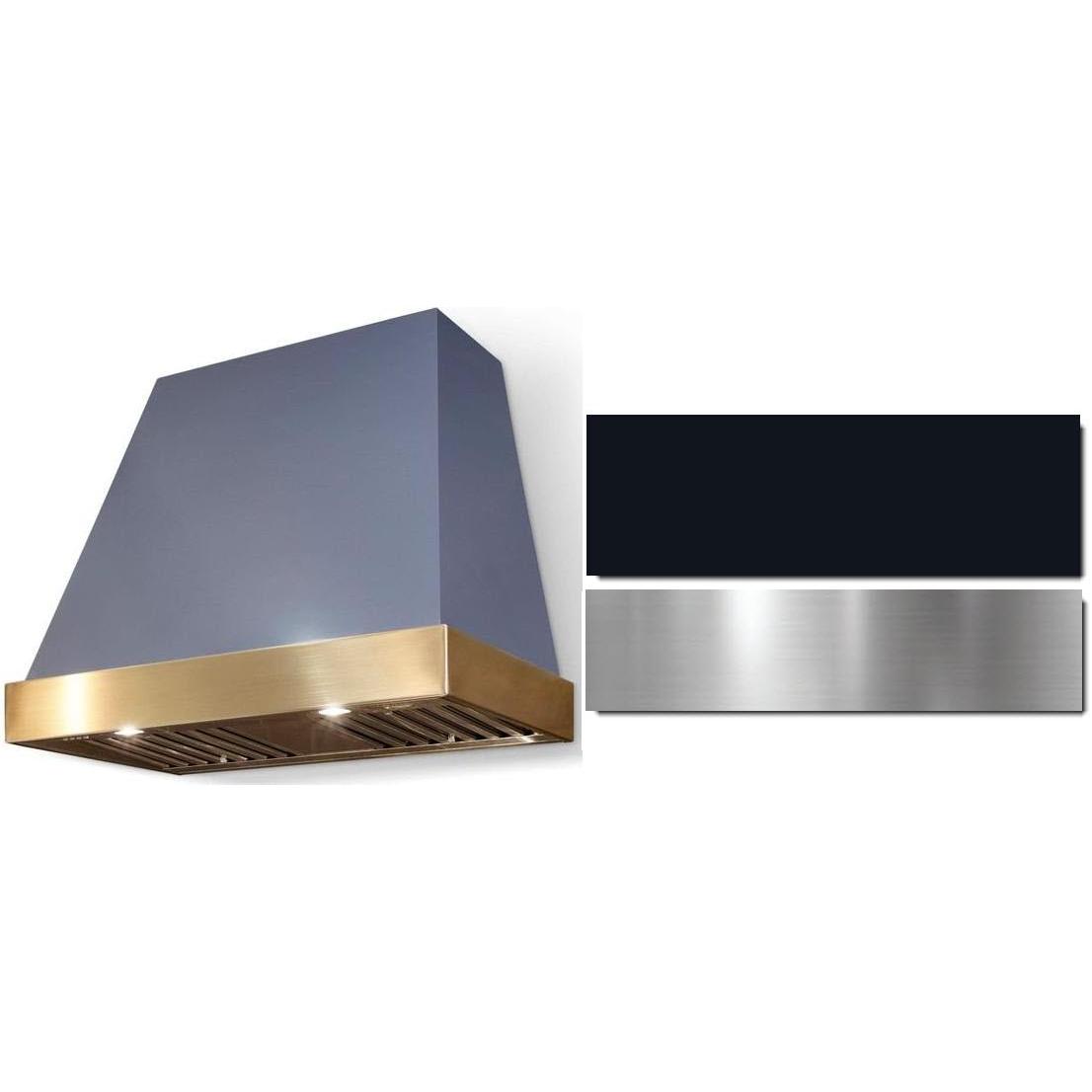 AGA 48 Inch Wall Mount Range Hood - AH4830EUCBLKBN | Professional Kitchen Ventilation System | Ideal for Home Chefs & Modern Kitchens