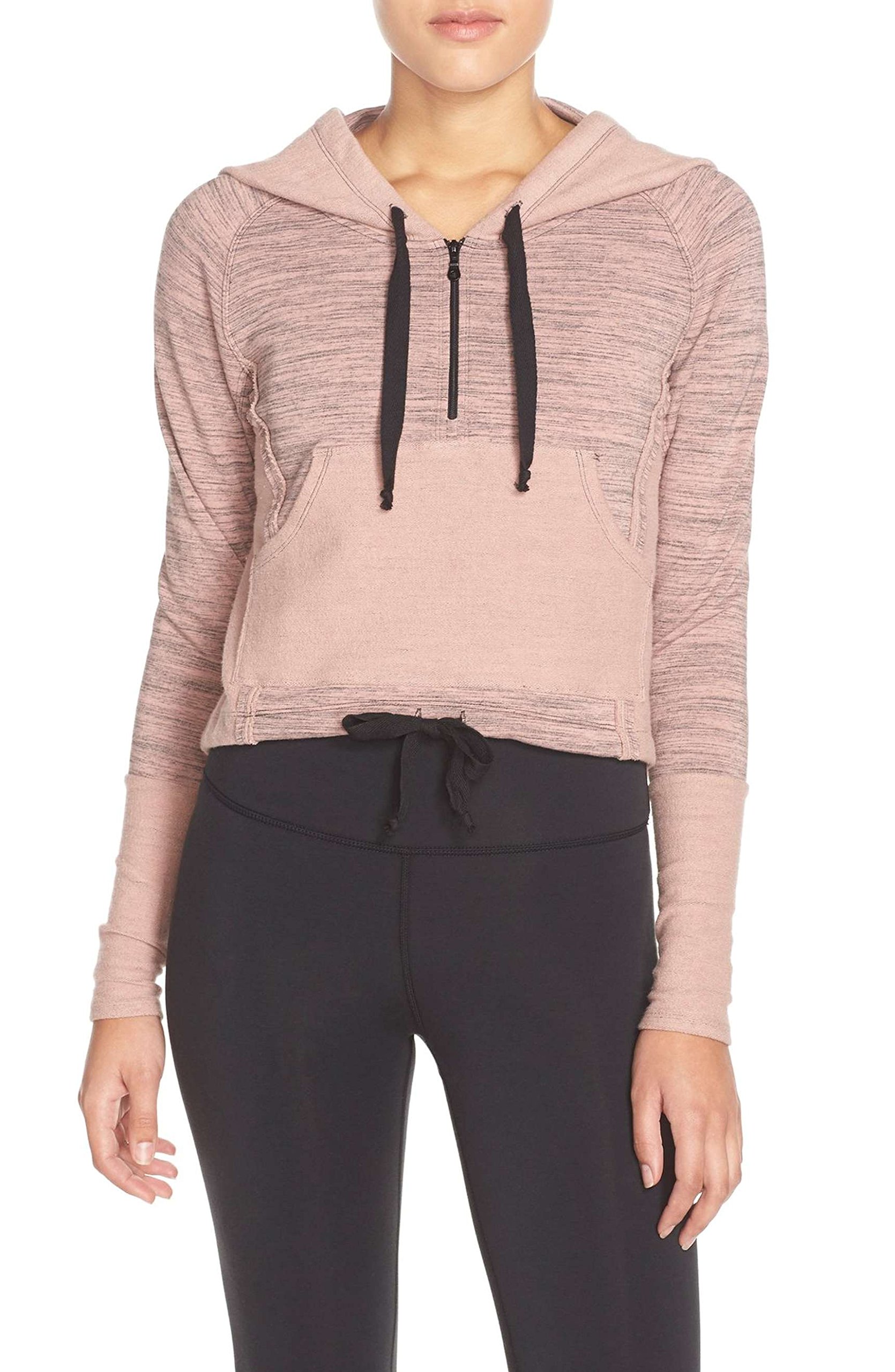 Free People Hoodie for Women - San Jose Rose Bloom Print, Cozy Fleece Pullover Sweatshirt, Casual Loungewear for Fall & Winter, Perfect for Streetwear and Everyday Comfort