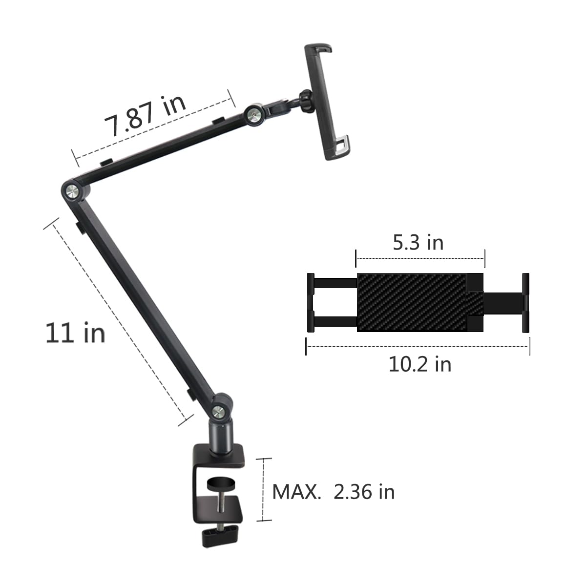 Bimo Aluminum Tablet Stand Holder for iPad & 15.6-16