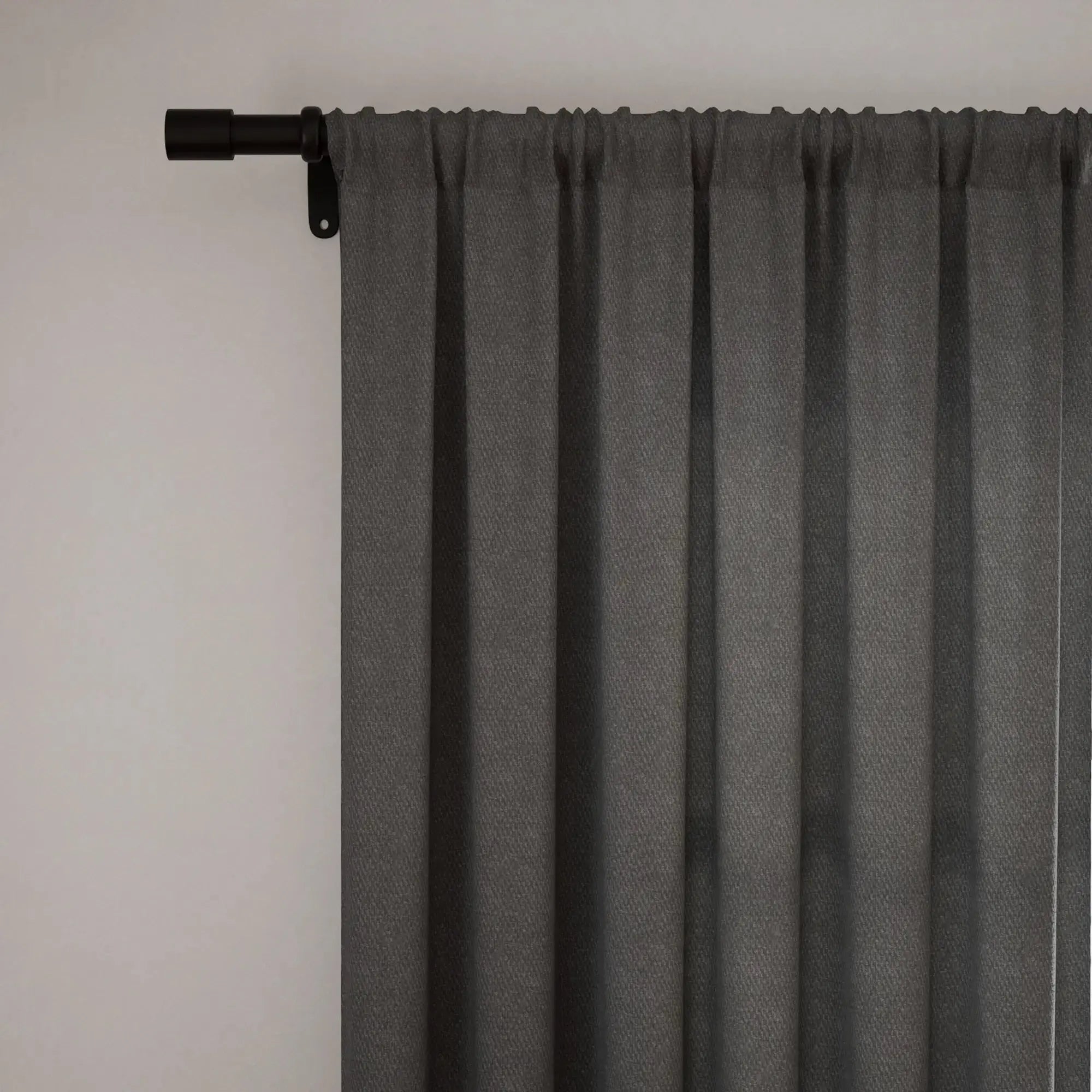Vinny Twill Drapery Soft Top - Premium Blackout Curtains for Living Room & Bedroom - Noise Reducing & Thermal Insulated Window Treatments