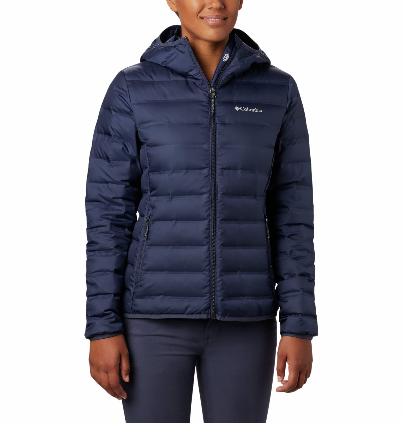 Columbia Women's Lake 22 Down Hooded Jacket - Lightweight Warm Winter Coat for Hiking, Skiing & Outdoor Activities